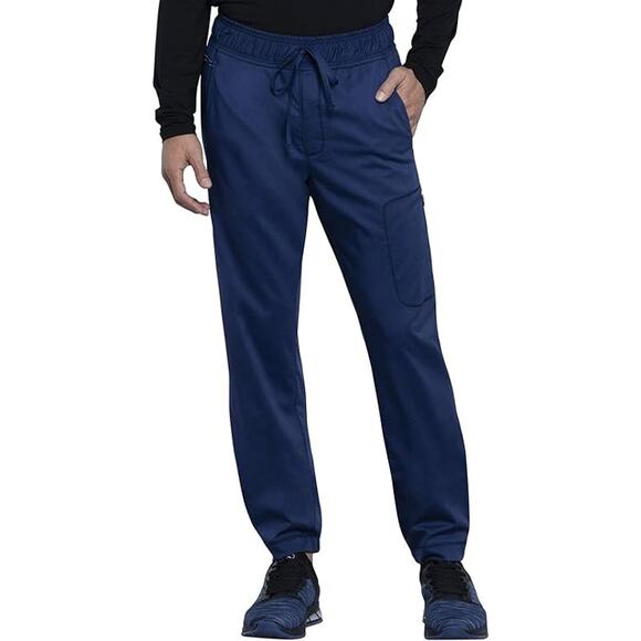 Workwear Revolution Pants - Workwear Revolution Men Scrubs Pant Natural Rise Jogger WW012, Navy Blue, XXL